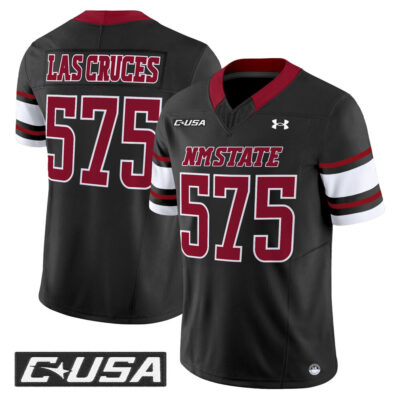 New Mexico State Aggies 2025 Vapor Limited Jersey - Black Las Cruces 575