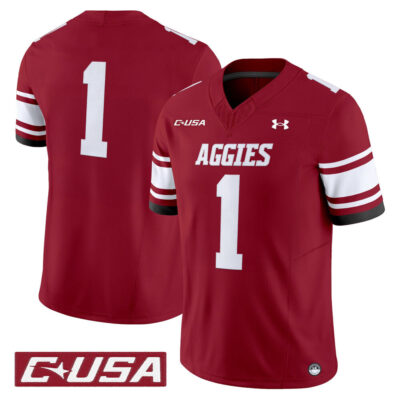 New Mexico State Aggies 2025 Vapor Limited Jersey - Crimson #1 Team