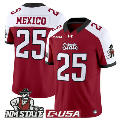New Mexico State Aggies 2025 Vapor Limited Jersey - Crimson Alternate #25 New Mexico