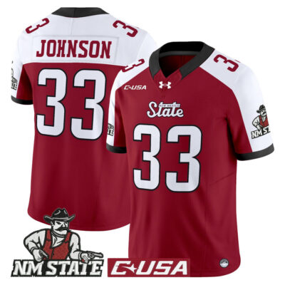 New Mexico State Aggies 2025 Vapor Limited Jersey - Crimson Alternate Charley Johnson