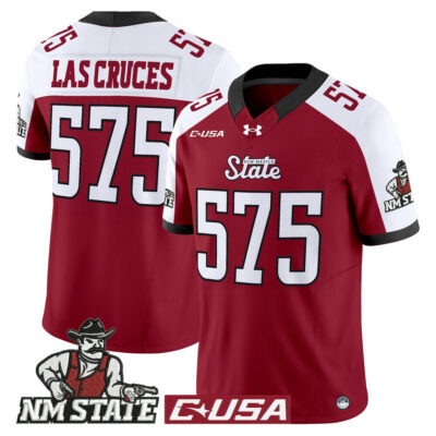 New Mexico State Aggies 2025 Vapor Limited Jersey - Crimson Alternate Las Cruces 575