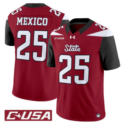 New Mexico State Aggies 2025 Vapor Limited Jersey - Crimson Limited #25 New Mexico