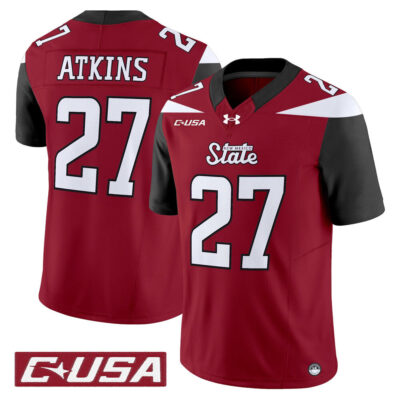 New Mexico State Aggies 2025 Vapor Limited Jersey - Crimson Limited Pervis Atkins