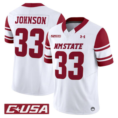 New Mexico State Aggies 2025 Vapor Limited Jersey - White Charley Johnson
