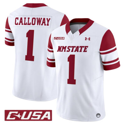 New Mexico State Aggies 2025 Vapor Limited Jersey - White Kadarius Calloway