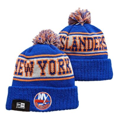 New York Islanders Cuffed Knit Hat with Pom
