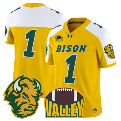 North Dakota State Bison 2025 Vapor Limited Jersey - Gold Alternate #1 Team