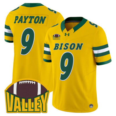 North Dakota State Bison 2025 Vapor Limited Jersey - Gold Cole Payton