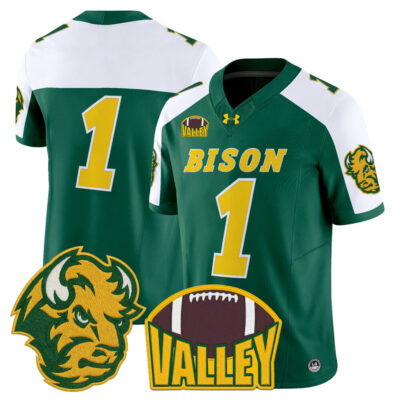 North Dakota State Bison 2025 Vapor Limited Jersey - Green Alternate #1 Team