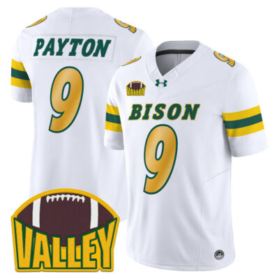 North Dakota State Bison 2025 Vapor Limited Jersey - White Cole Payton