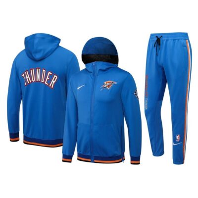 Oklahoma City Thunder Hooded Tracksuit Set 22/23 - Blue