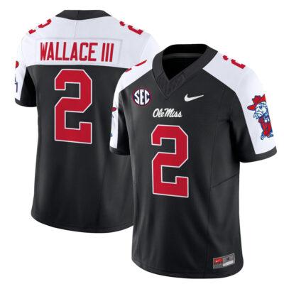 Ole Miss Rebels 2025 Vapor Limited Jersey - Black Alternate Harrison Wallace III
