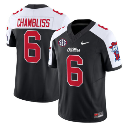Ole Miss Rebels 2025 Vapor Limited Jersey - Black Alternate Trinidad Chambliss