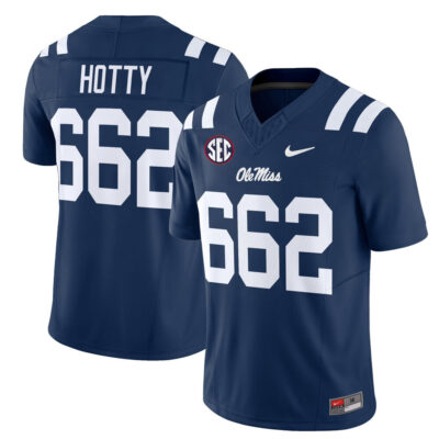 Ole Miss Rebels 2025 Vapor Limited Jersey - Navy Hotty 662