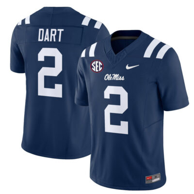 Ole Miss Rebels 2025 Vapor Limited Jersey - Navy Jaxson Dart