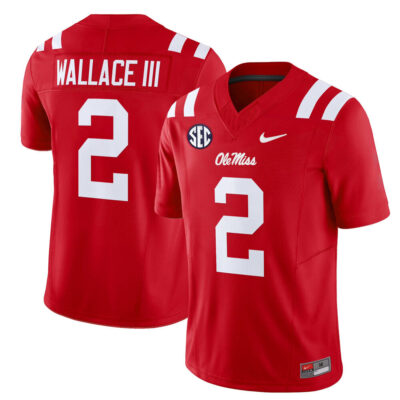 Ole Miss Rebels 2025 Vapor Limited Jersey - Red Harrison Wallace III