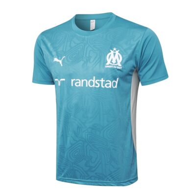 Alternative view of Olympique Marseille 2024 2025 Green Soccer Jersey Shorts Set