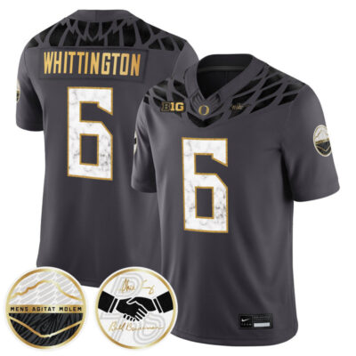 Oregon Ducks 'Shoe Duck' Honoring Phil Knight Vapor Limited Jersey - Noah Whittington