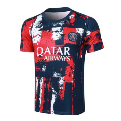 Alternative view of PSG 2024 2025 Blue Red Short Jersey Set