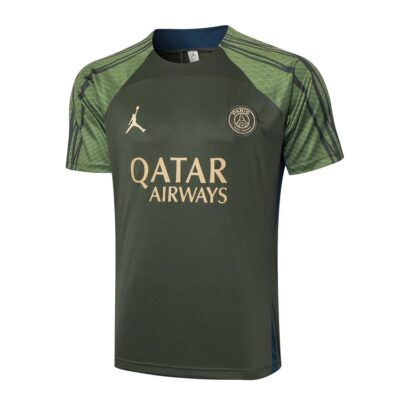 Alternative view of PSG 2024 2025 Dark Green Soccer Jersey Shorts Set