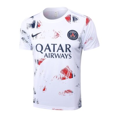 Alternative view of PSG 2024 2025 White Soccer Jersey Shorts Set