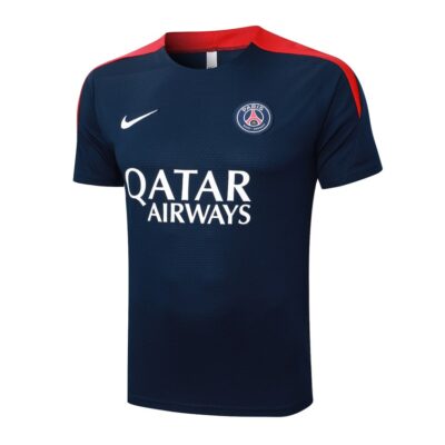 Alternative view of PSG 2025 2026 Blue Red Short Jersey Set