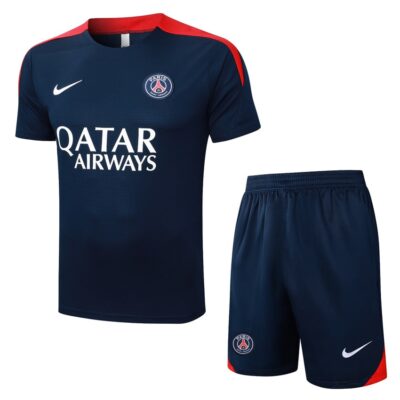 PSG 2025 2026 Blue Red Short Jersey Set