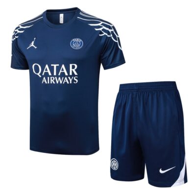 PSG 2025 2026 Midnight Blue Soccer Jersey Shorts Set