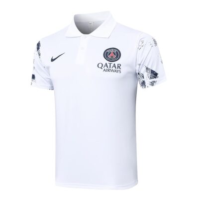 Alternative view of PSG Polo + Pants 2024 2025 Bright White Training Tracksuit