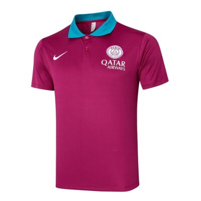 Alternative view of PSG Polo + Pants Training Tracksuit 2024 2025 Pink