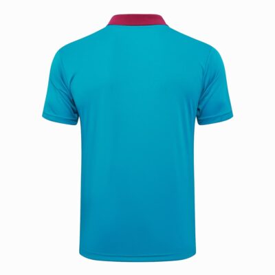 PSG Polo + Pants Training Tracksuit 2024 2025 Sky Blue - Image 3