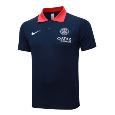 Alternative view of PSG Polo + Pants Training Tracksuit 2025 2026 Blue Red
