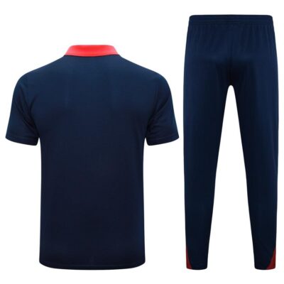 PSG Polo + Pants Training Tracksuit 2025 2026 Blue Red - Image 4