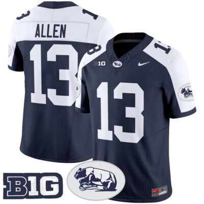 Penn State Nittany Lions Throwback Vapor Limited Jersey - Navy Alternate Kaytron Allen