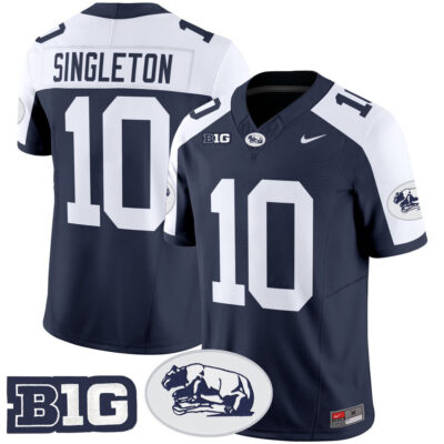 Penn State Nittany Lions Throwback Vapor Limited Jersey - Navy Alternate Nicholas Singleton