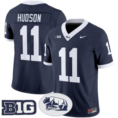 Penn State Nittany Lions Throwback Vapor Limited Jersey - Navy Kyron Hudson