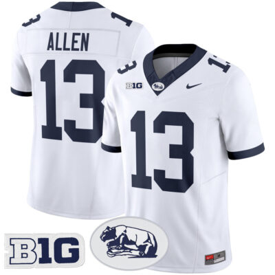 Penn State Nittany Lions Throwback Vapor Limited Jersey - White Kaytron Allen