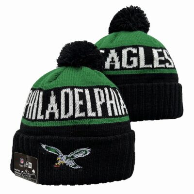 Philadelphia Eagles Cuffed Knit Hat with Pom