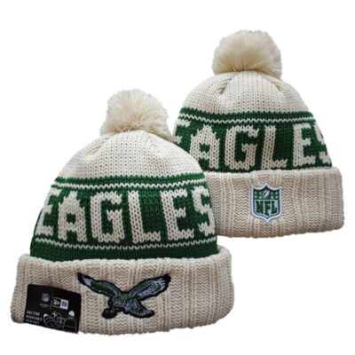 Philadelphia Eagles Cuffed Knit Hat with Pom