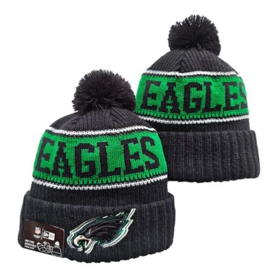 Philadelphia Eagles Cuffed Knit Hat with Pom