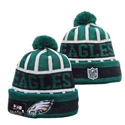 Philadelphia Eagles Cuffed Knit Hat with Pom