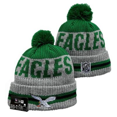 Philadelphia Eagles Cuffed Knit Hat with Pom
