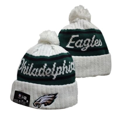 Philadelphia Eagles Cuffed Knit Hat with Pom