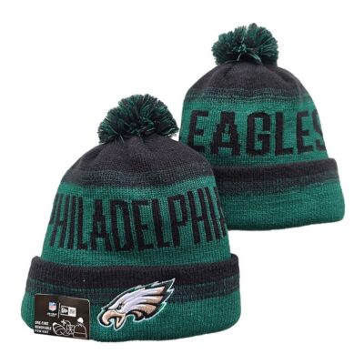 Philadelphia Eagles Cuffed Knit Hat with Pom