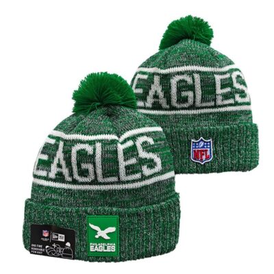 Philadelphia Eagles Cuffed Knit Hat with Pom