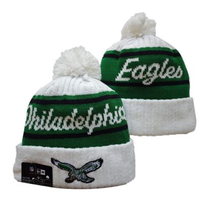 Philadelphia Eagles Cuffed Knit Hat with Pom