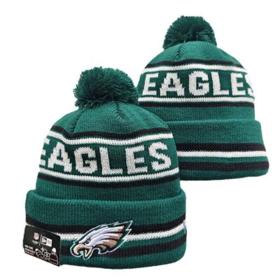 Philadelphia Eagles Cuffed Knit Hat with Pom