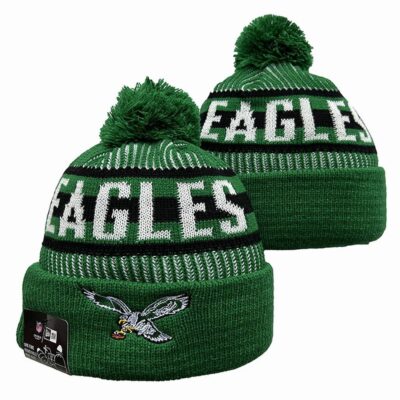Philadelphia Eagles Cuffed Knit Hat with Pom