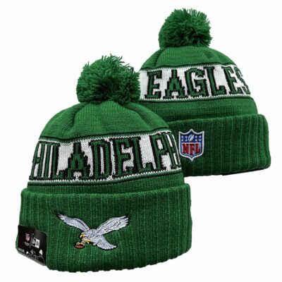 Philadelphia Eagles Cuffed Knit Hat with Pom