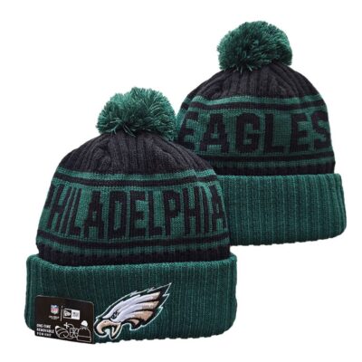 Philadelphia Eagles Cuffed Knit Hat with Pom